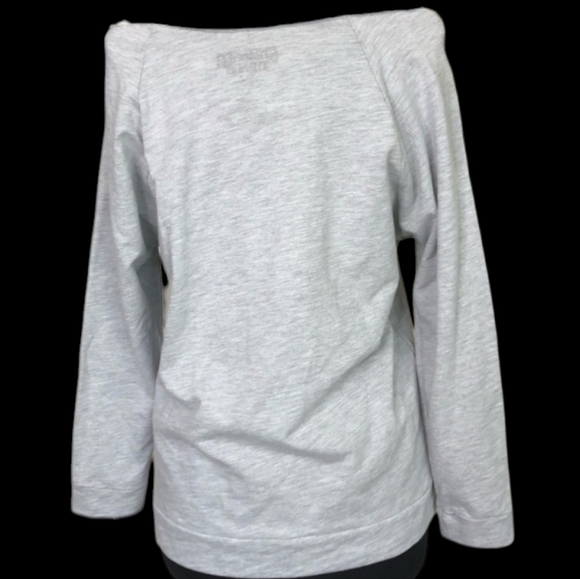 Netflix MD Stranger Things Gray Off-the-Shoulder Sweater - Picture 10 of 11